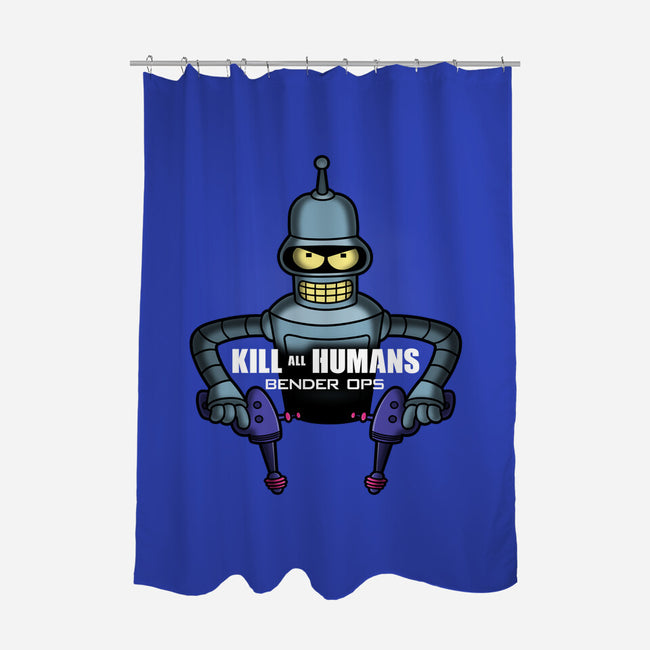 Bender Ops-None-Polyester-Shower Curtain-Barbadifuoco