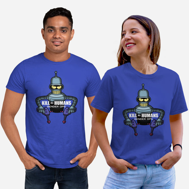 Bender Ops-Unisex-Basic-Tee-Barbadifuoco