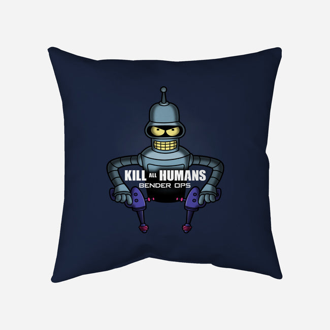 Bender Ops-None-Removable Cover-Throw Pillow-Barbadifuoco