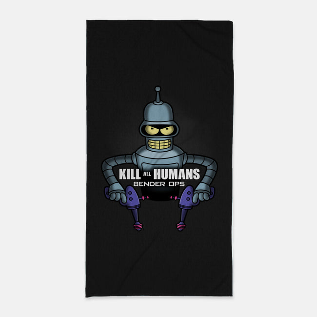 Bender Ops-None-Beach-Towel-Barbadifuoco