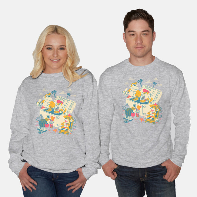 Tropical Heatwave-Unisex-Crew Neck-Sweatshirt-estudiofitas