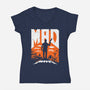 Mad Max 79-Womens-V-Neck-Tee-rocketman_art