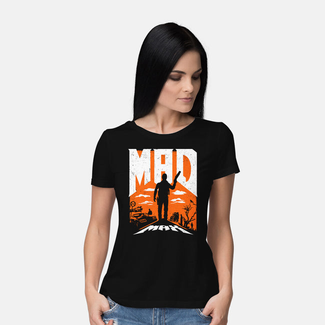 Mad Max 79-Womens-Basic-Tee-rocketman_art