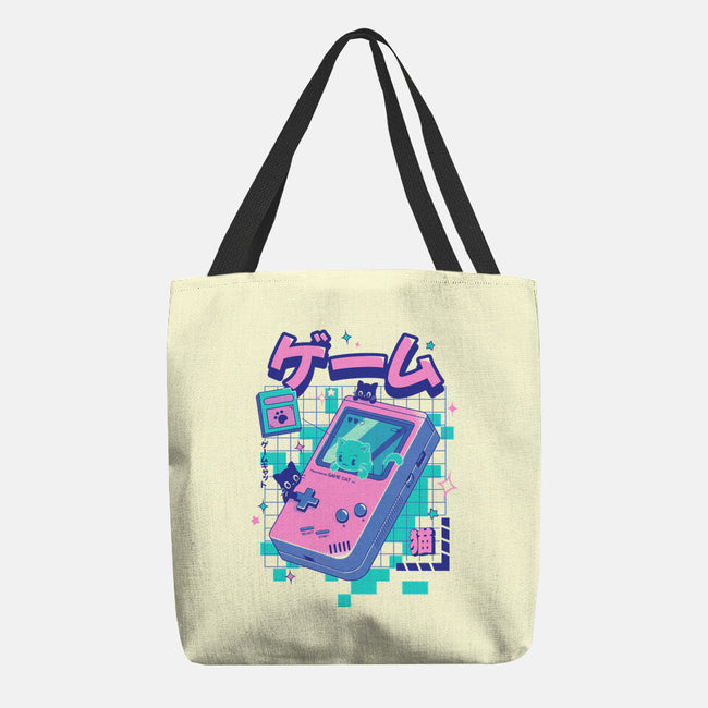 Game Cat-None-Basic Tote-Bag-Yuri Santos Art
