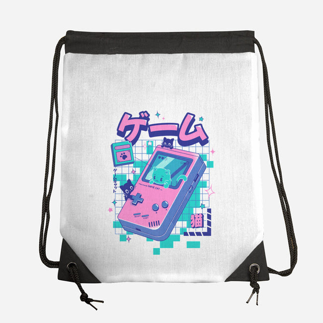 Game Cat-None-Drawstring-Bag-Yuri Santos Art