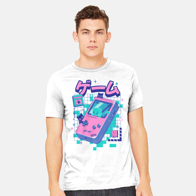 Game Cat-Mens-Heavyweight-Tee-Yuri Santos Art