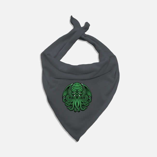 Green Cosmic Octopus-Cat-Bandana-Pet Collar-Astrobot Invention