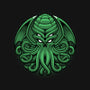 Green Cosmic Octopus-Womens-Basic-Tee-Astrobot Invention