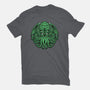 Green Cosmic Octopus-Womens-Basic-Tee-Astrobot Invention