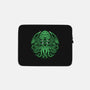 Green Cosmic Octopus-None-Zippered-Laptop Sleeve-Astrobot Invention