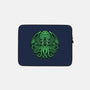 Green Cosmic Octopus-None-Zippered-Laptop Sleeve-Astrobot Invention