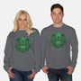 Green Cosmic Octopus-Unisex-Crew Neck-Sweatshirt-Astrobot Invention