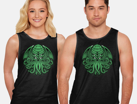 Green Cosmic Octopus