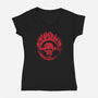 War Boys Symbol-Womens-V-Neck-Tee-DrMonekers