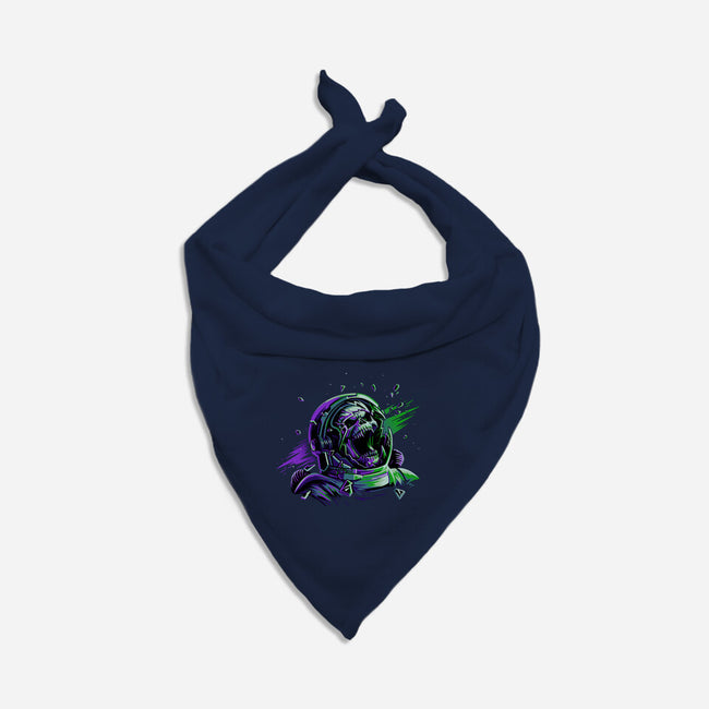 Space Scream-Dog-Bandana-Pet Collar-daobiwan