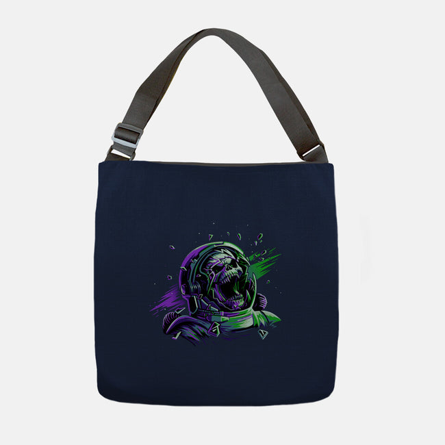 Space Scream-None-Adjustable Tote-Bag-daobiwan