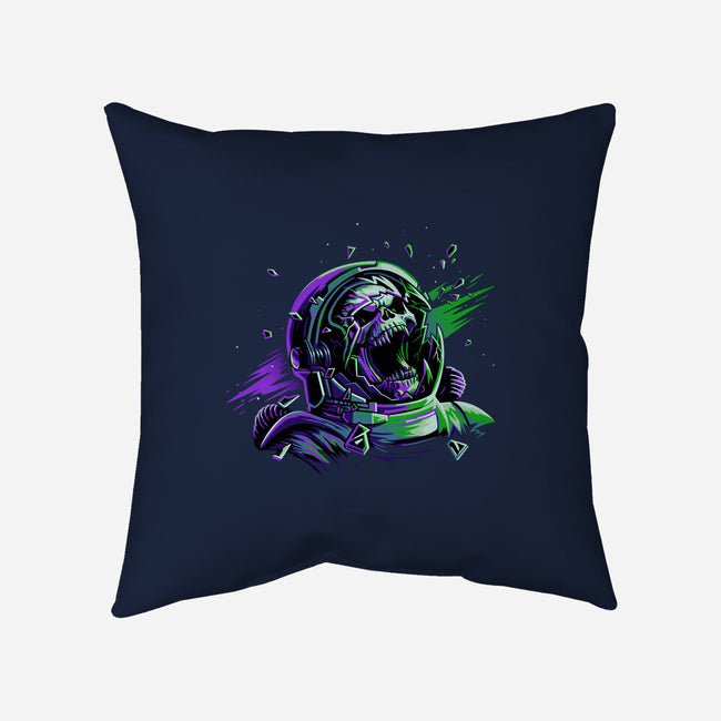 Space Scream-None-Removable Cover-Throw Pillow-daobiwan