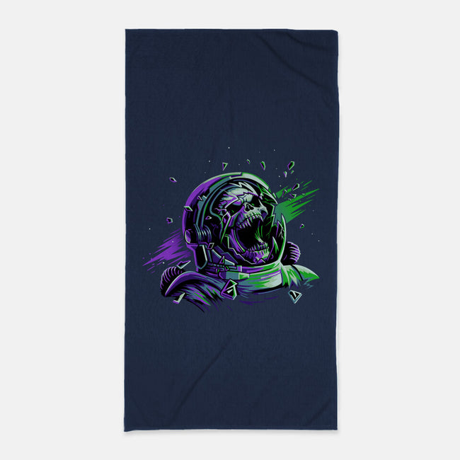 Space Scream-None-Beach-Towel-daobiwan