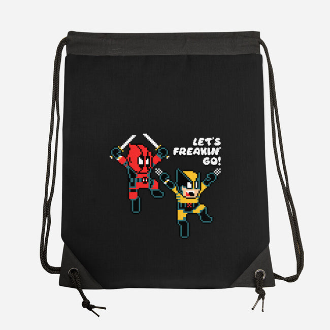 Let's Freakin Go-None-Drawstring-Bag-naomori