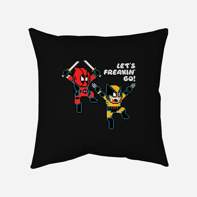 Let's Freakin Go-None-Removable Cover w Insert-Throw Pillow-naomori