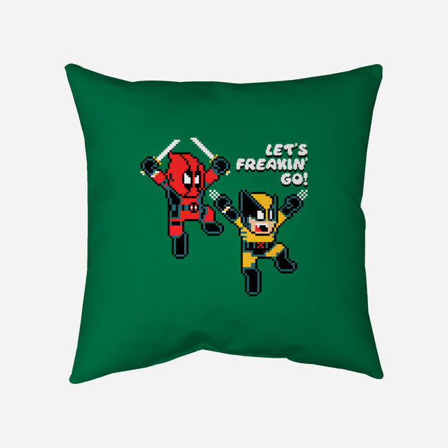 Let's Freakin Go-None-Removable Cover w Insert-Throw Pillow-naomori