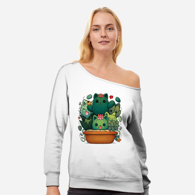 Cattus-Womens-Off Shoulder-Sweatshirt-Vallina84