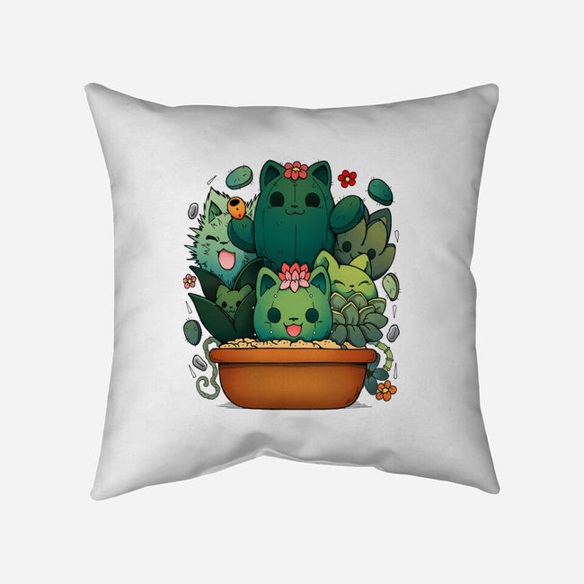 Cattus-None-Removable Cover-Throw Pillow-Vallina84