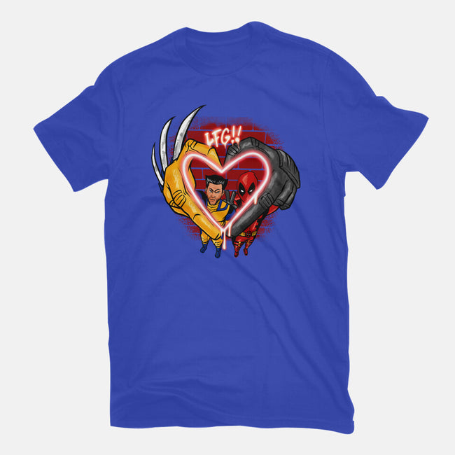 Love In Crime-Womens-Fitted-Tee-spoilerinc