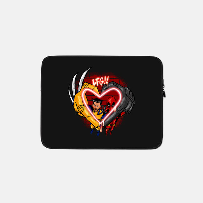 Love In Crime-None-Zippered-Laptop Sleeve-spoilerinc