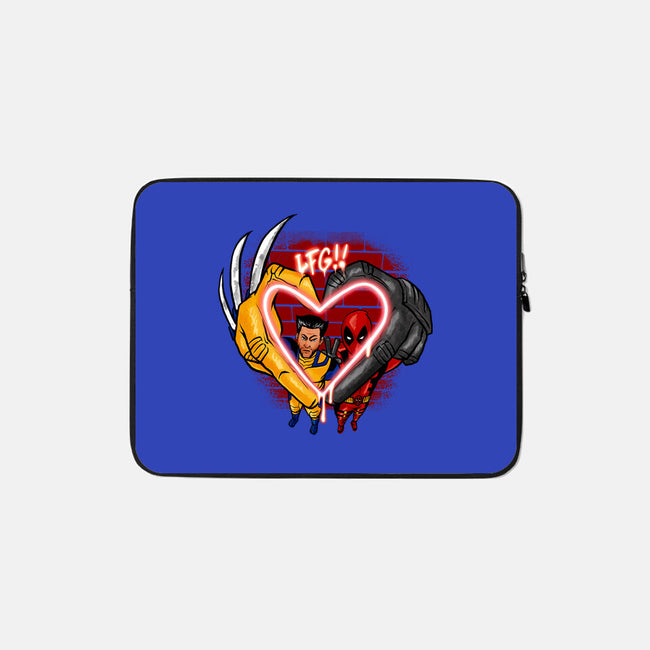 Love In Crime-None-Zippered-Laptop Sleeve-spoilerinc