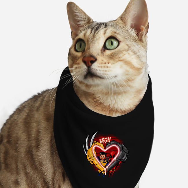 Love In Crime-Cat-Bandana-Pet Collar-spoilerinc