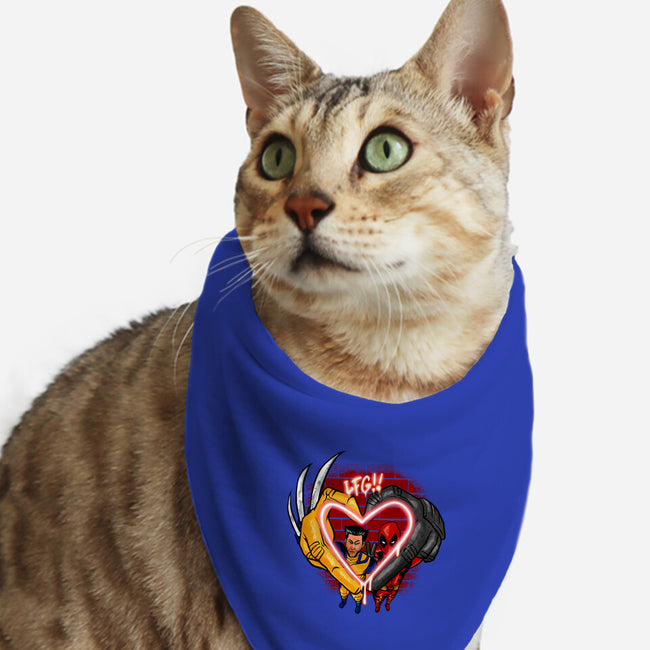 Love In Crime-Cat-Bandana-Pet Collar-spoilerinc