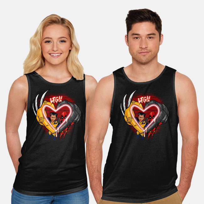 Love In Crime-Unisex-Basic-Tank-spoilerinc