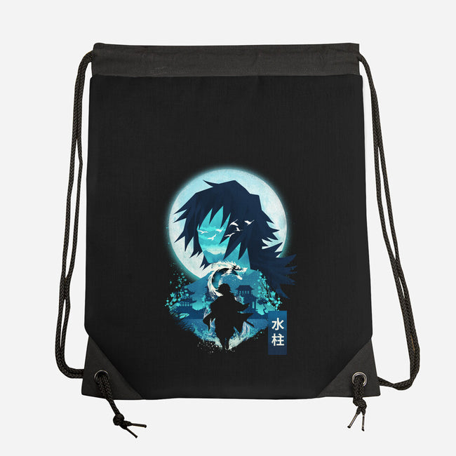 Water Breathing Landscape-None-Drawstring-Bag-dandingeroz