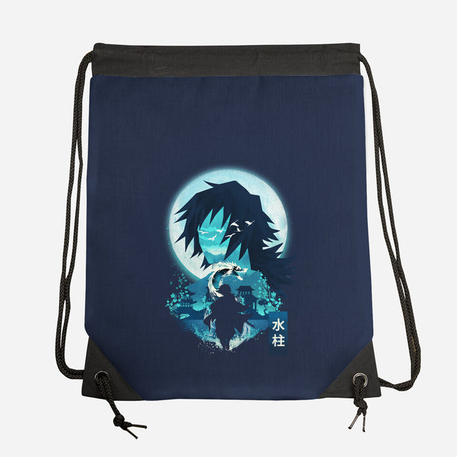 Water Breathing Landscape-None-Drawstring-Bag-dandingeroz