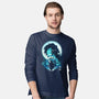 Water Breathing Landscape-Mens-Long Sleeved-Tee-dandingeroz