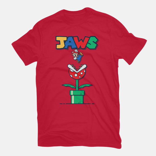 Mario Jaws-Womens-Fitted-Tee-Faissal Thomas