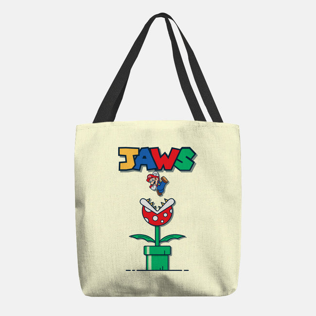 Mario Jaws-None-Basic Tote-Bag-Faissal Thomas