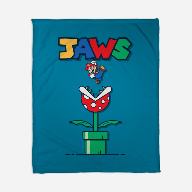 Mario Jaws-None-Fleece-Blanket-Faissal Thomas