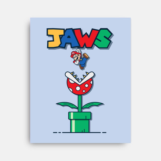 Mario Jaws-None-Stretched-Canvas-Faissal Thomas