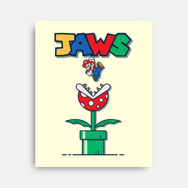 Mario Jaws-None-Stretched-Canvas-Faissal Thomas
