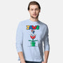 Mario Jaws-Mens-Long Sleeved-Tee-Faissal Thomas