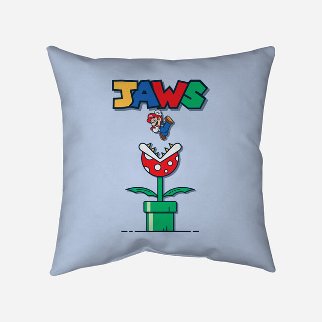 Mario Jaws-None-Removable Cover w Insert-Throw Pillow-Faissal Thomas