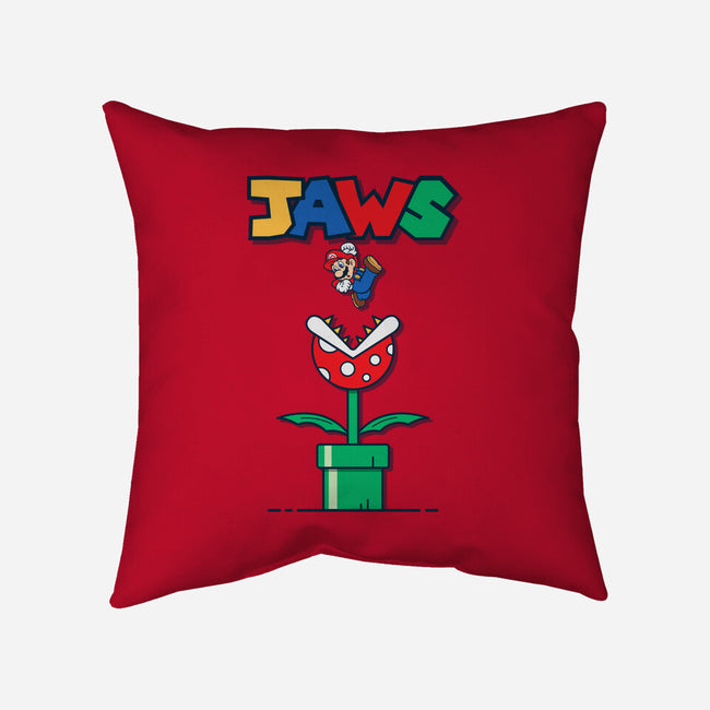 Mario Jaws-None-Removable Cover w Insert-Throw Pillow-Faissal Thomas