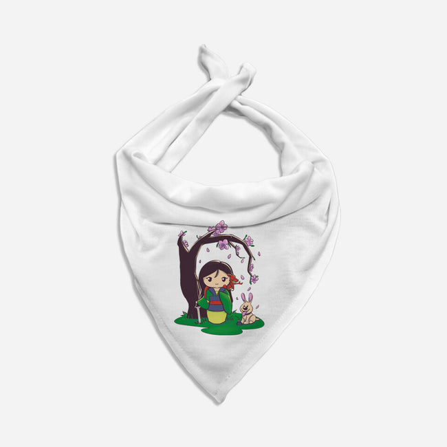 Kokeshi Chinese Princess-Cat-Bandana-Pet Collar-ellr