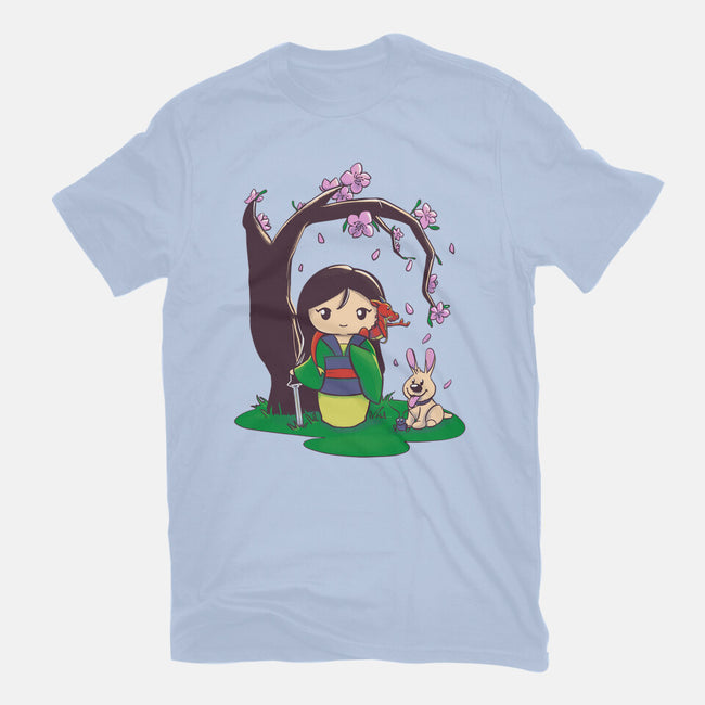 Kokeshi Chinese Princess-Mens-Heavyweight-Tee-ellr