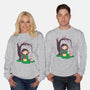 Kokeshi Chinese Princess-Unisex-Crew Neck-Sweatshirt-ellr