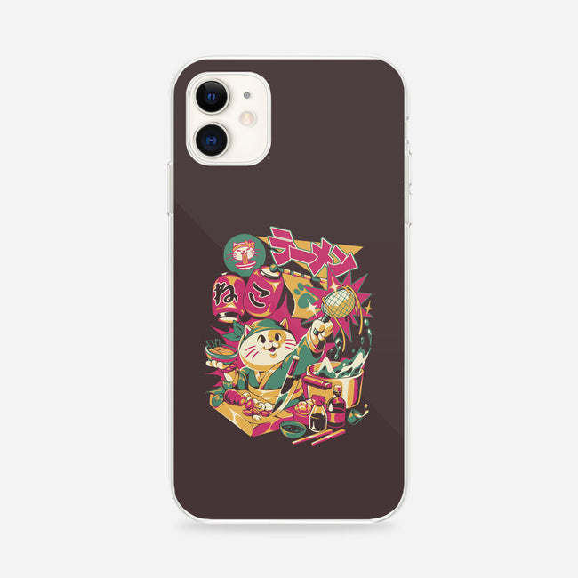 Neko Ramen Cat-iPhone-Snap-Phone Case-ilustrata