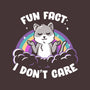Fun Fact I Don't Care-Unisex-Kitchen-Apron-koalastudio