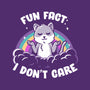 Fun Fact I Don't Care-None-Removable Cover-Throw Pillow-koalastudio
